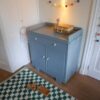 Coco & Bob - Vintage commode Donkerblauw grijs - Daan