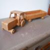 Coco & Bob - Houten vrachtwagen met aanhanger