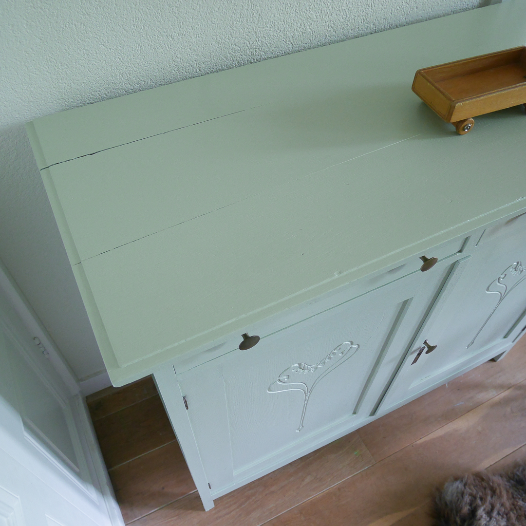 Coco & Bob - Kees - Vintage Commode Lichtgroen