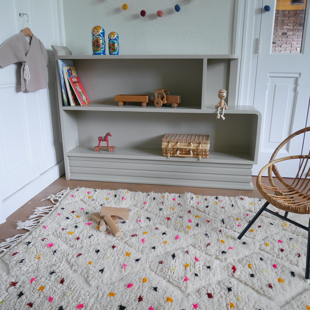 Coco & Bob - Fiep - Vintage Retro Boekenkastje