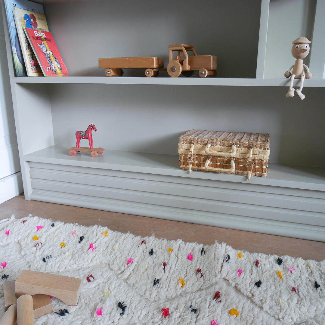 Coco & Bob - Fiep - Vintage Retro Boekenkastje