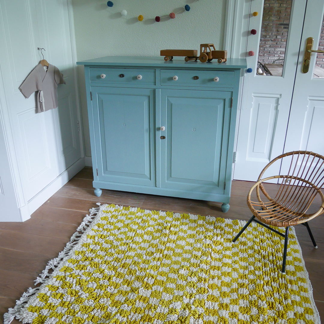 Coco & Bob - Lotte - Vintage Commode Grijsblauw