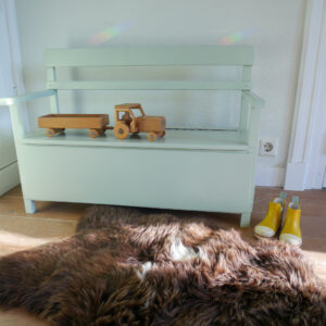 Coco & Bob - Hidde - Vintage Klepbankje Lichtgroen