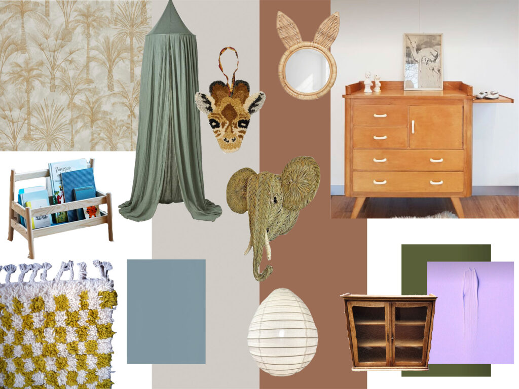 Coco and Bob - moodboard - jongenskamer - kleurrijk