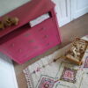 Coco & Bob - Donkerroze commode vintage retro ladekast - Emma