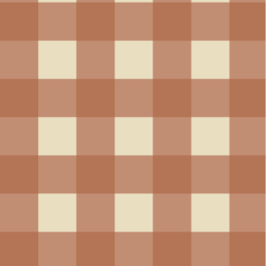 Behang Atelier Chien Gingham Ruiten Terra